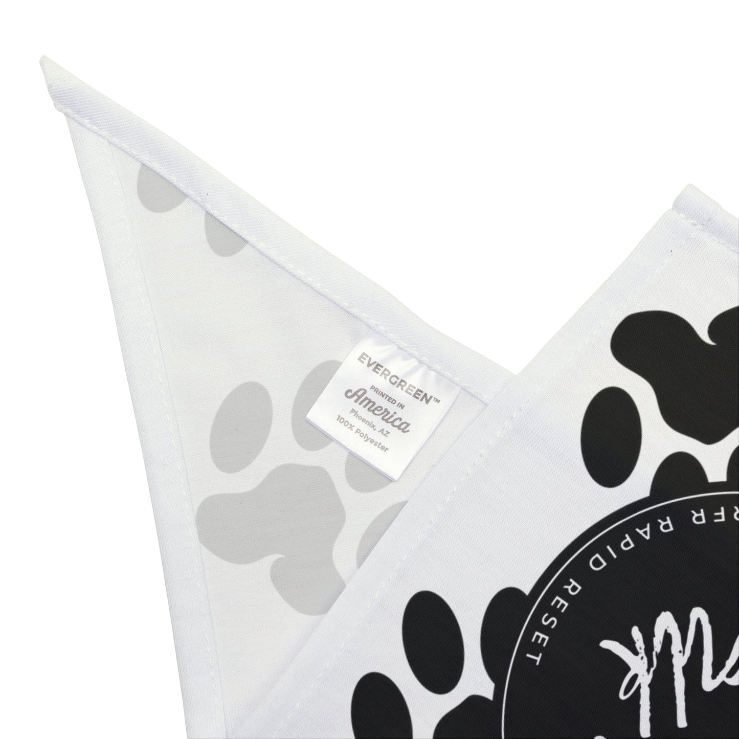 Take a Walk Pet Bandana (White)