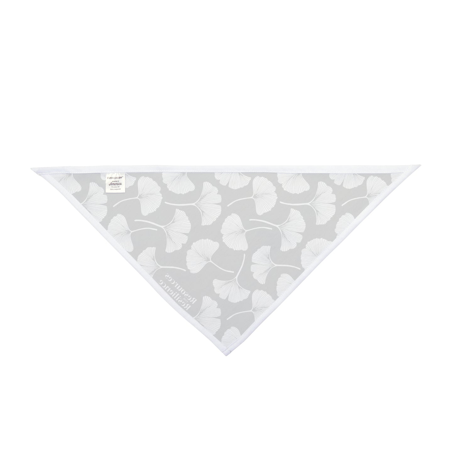 Ginkgo Leaf Pet Bandana (Black)