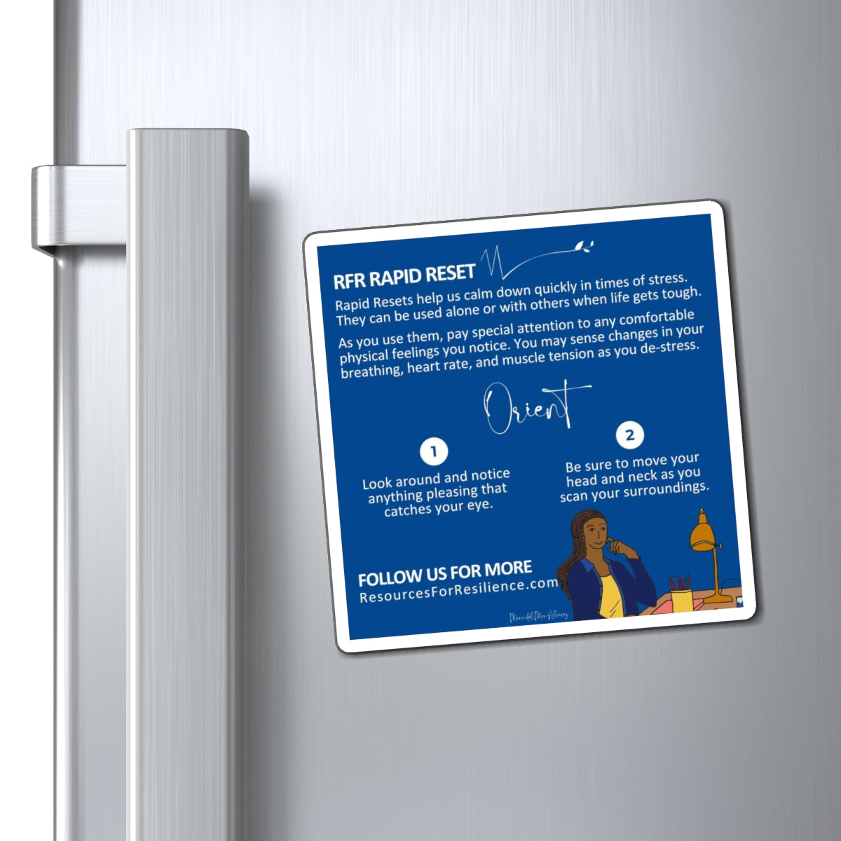 Rapid Reset Vinyl Magnet (Orient)