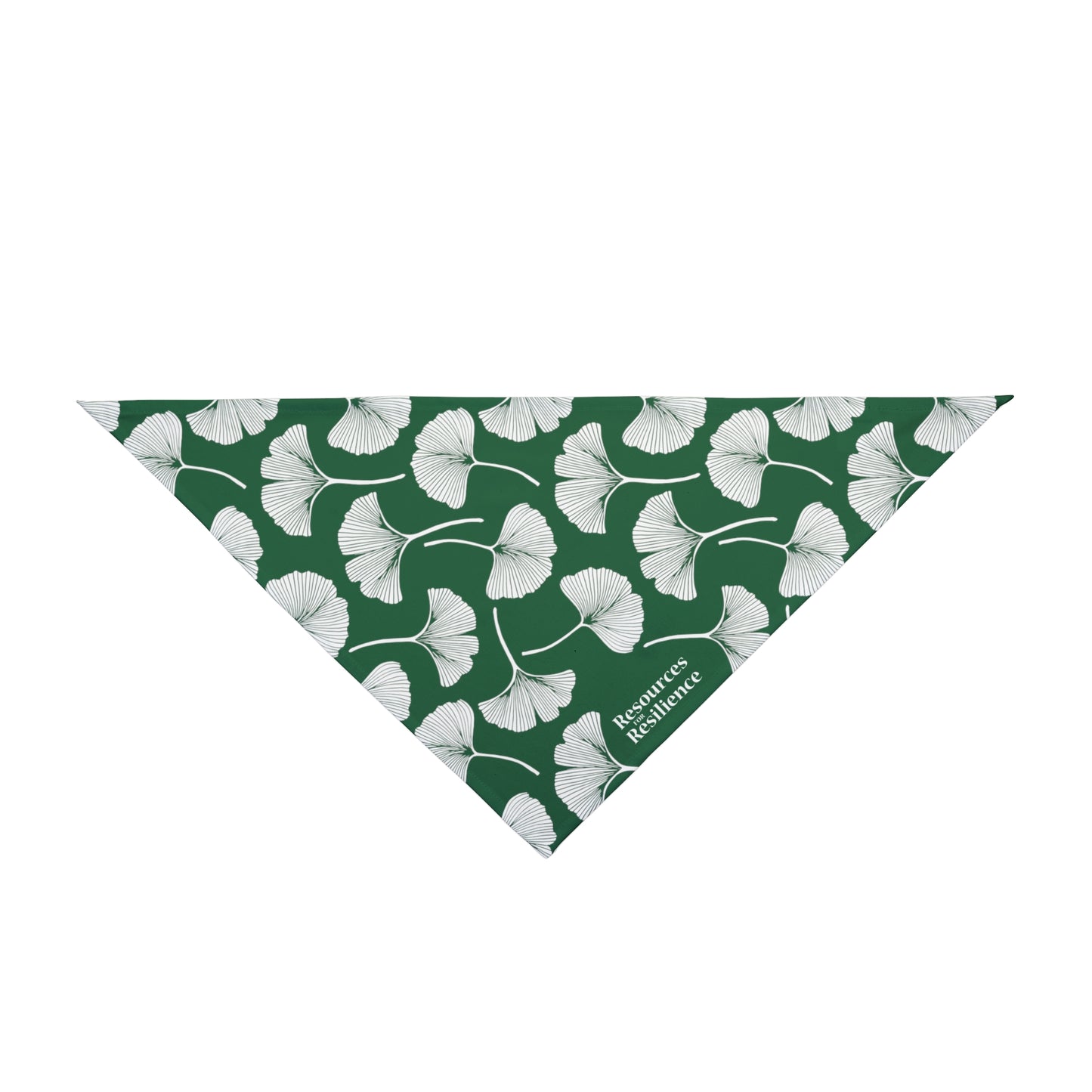 Ginkgo Leaf Pet Bandana (Green)