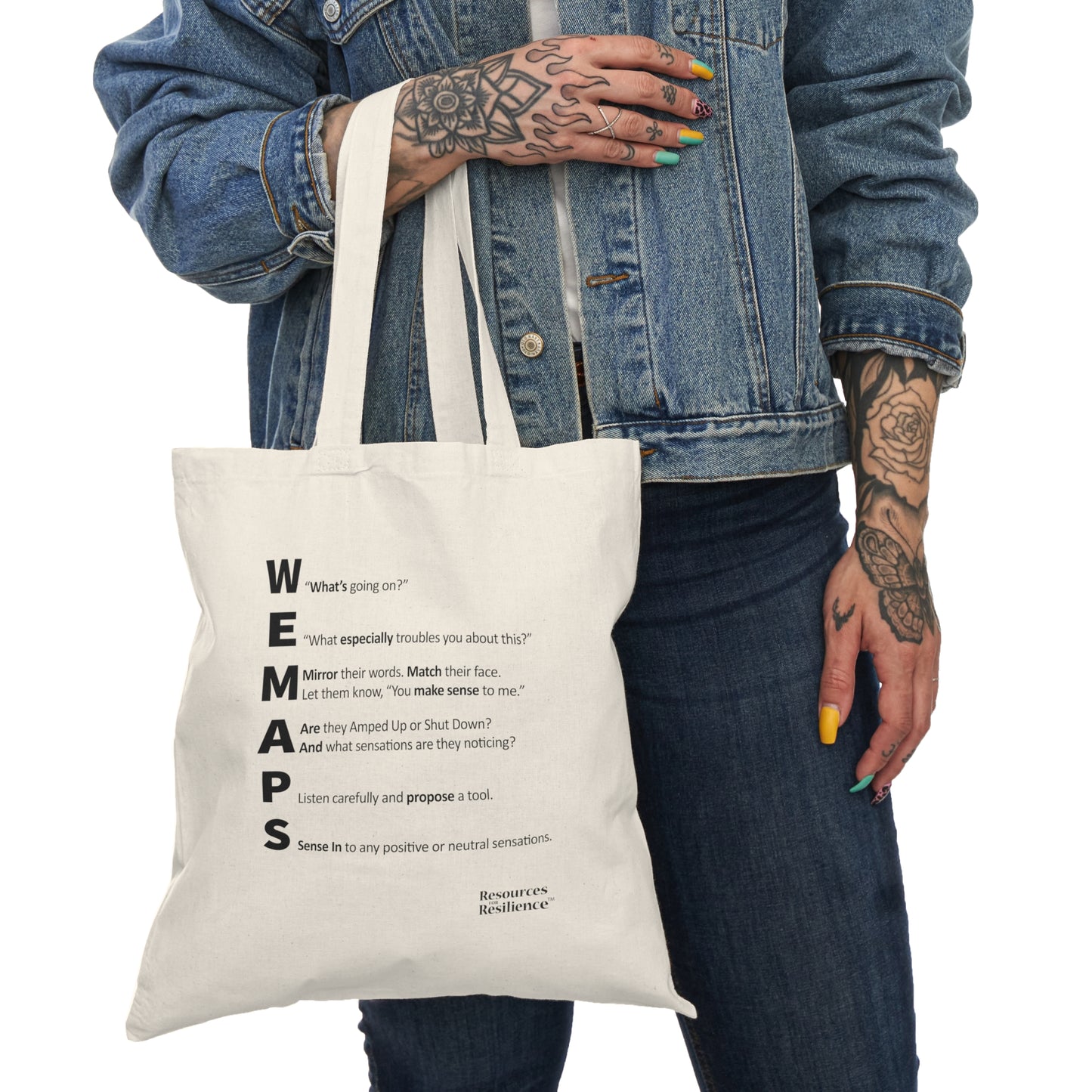 RFR Natural Tote Bag (WEMAPS)