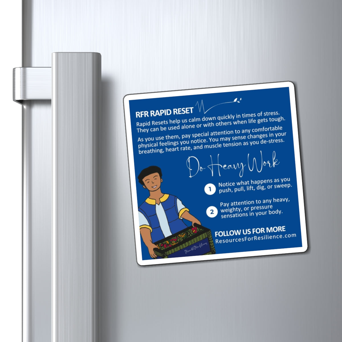 Rapid Reset Vinyl Magnet (Heavy Work)