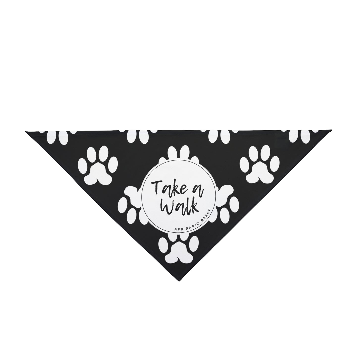 Take a Walk Pet Bandana (Black)