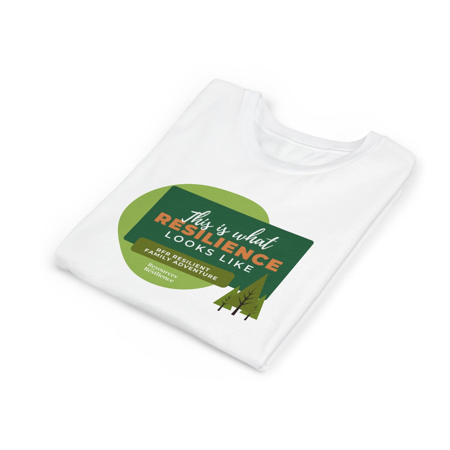 Resilient Family Adventure "This is What Resilience Looks Like" Youth Tee