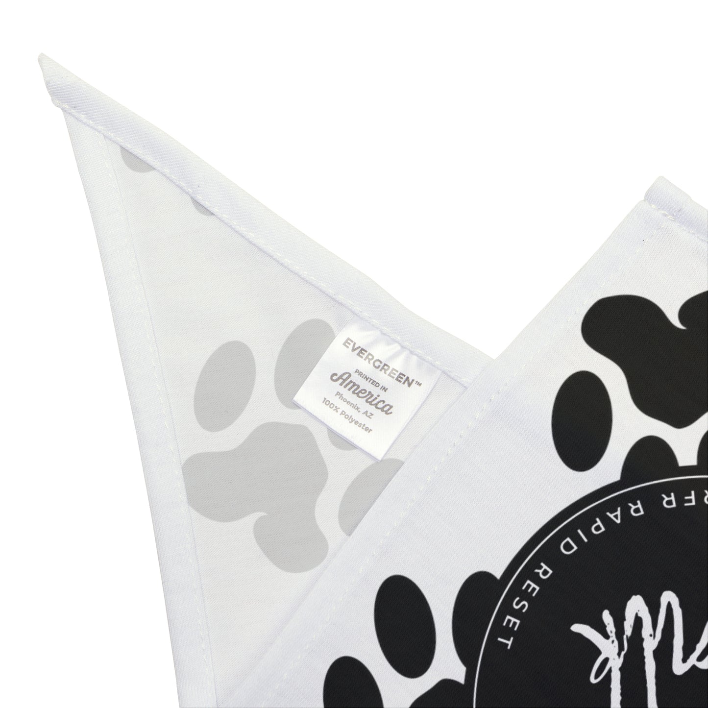 Take a Walk Pet Bandana (White)