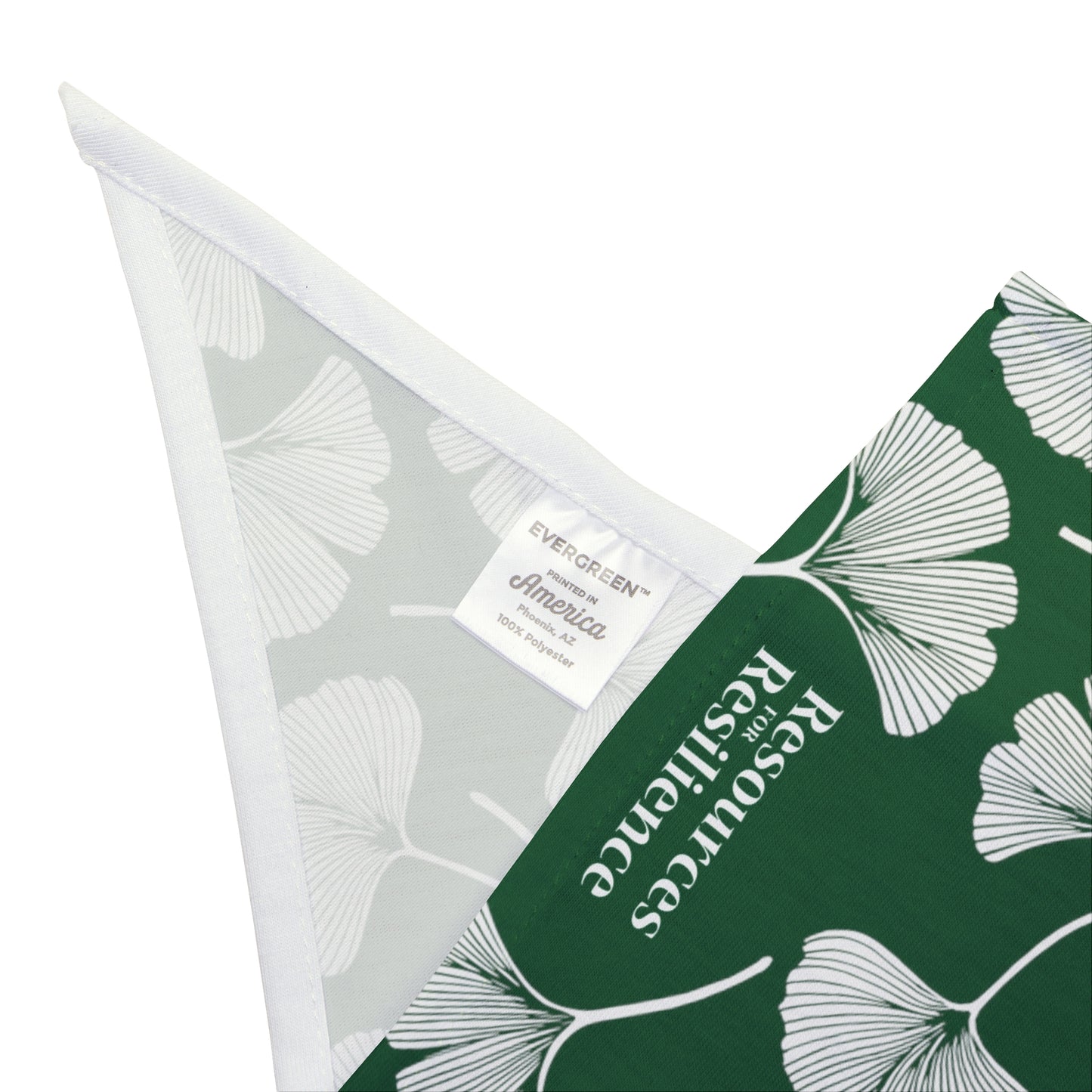 Ginkgo Leaf Pet Bandana (Green)