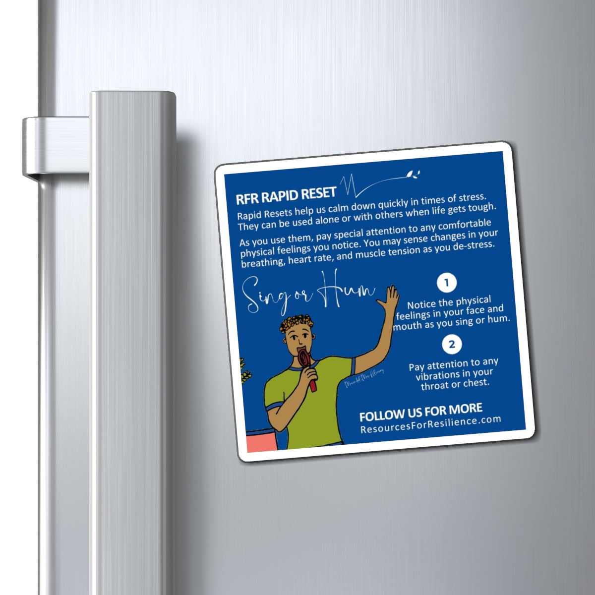 Rapid Reset Vinyl Magnet (Sing or Hum)