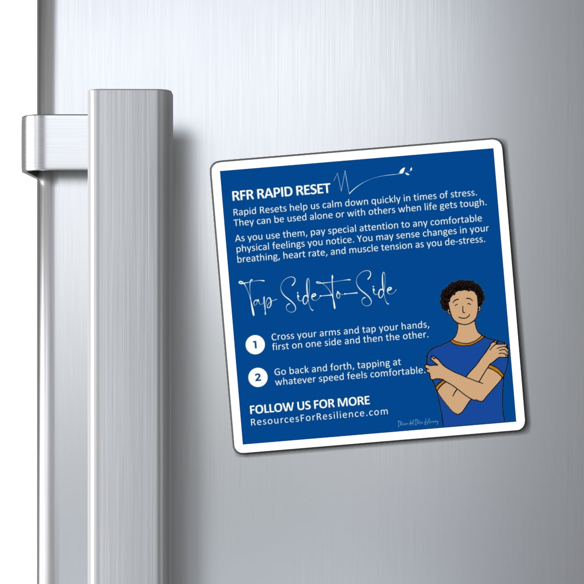 Rapid Reset Vinyl Magnet (Tap Side-to-Side)