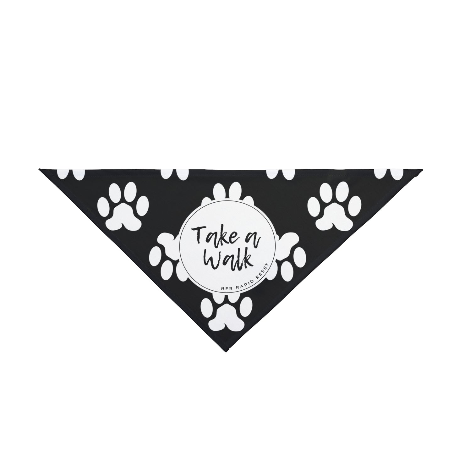 Take a Walk Pet Bandana (Black)