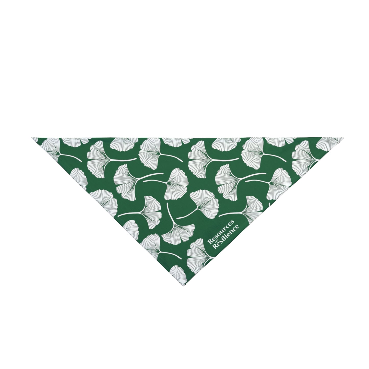 Ginkgo Leaf Pet Bandana (Green)