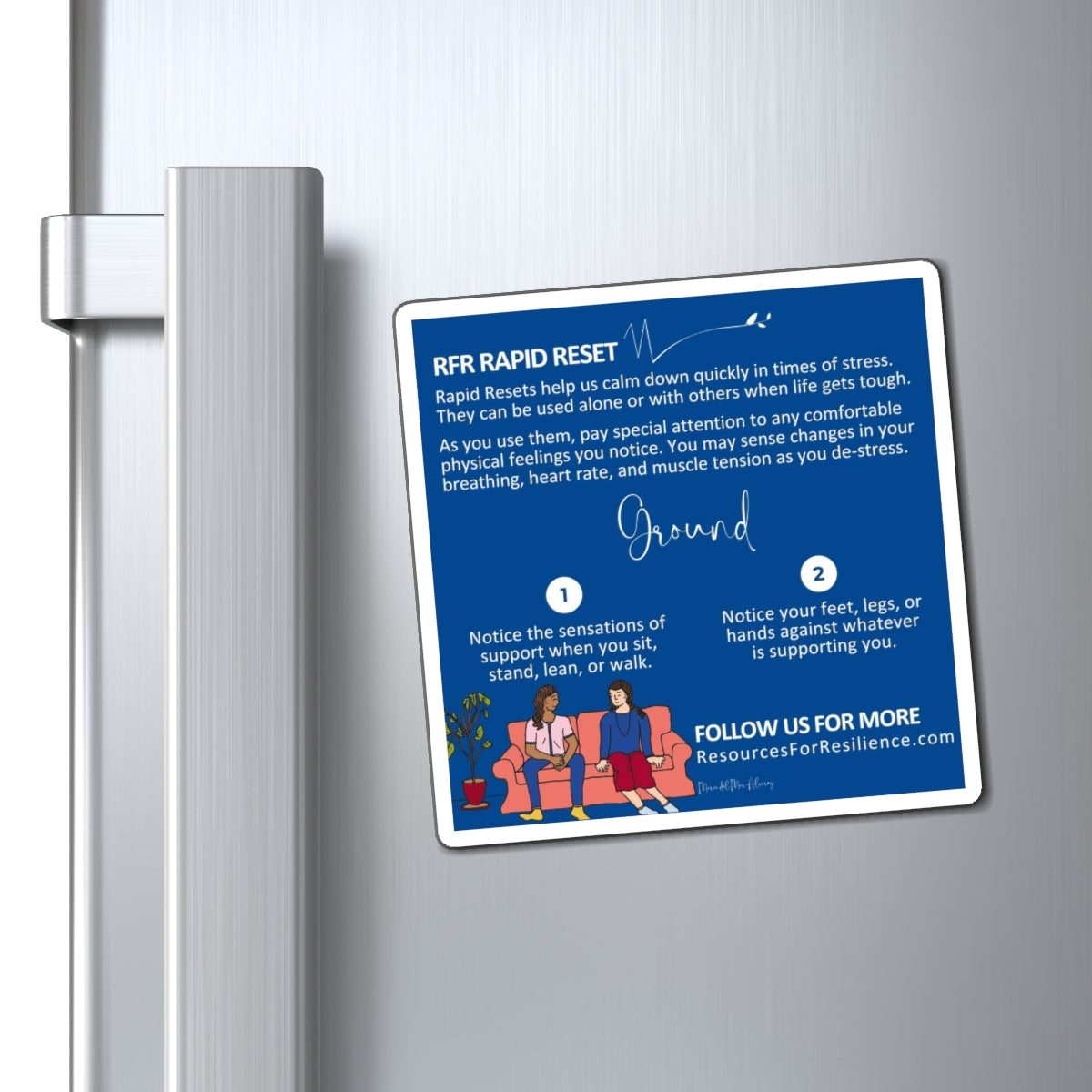 Rapid Reset Vinyl Magnet (Ground)