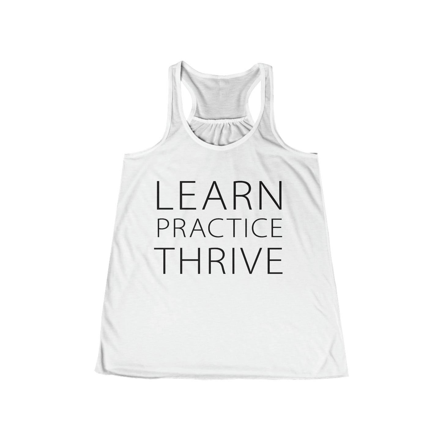 Learn Practice Thrive Women's Tank (White)